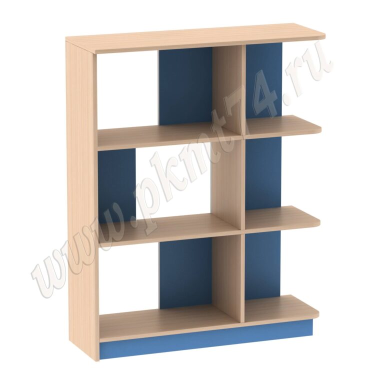 Полка для игрушек МТ 17-46 Дуб Молочный-Голубой