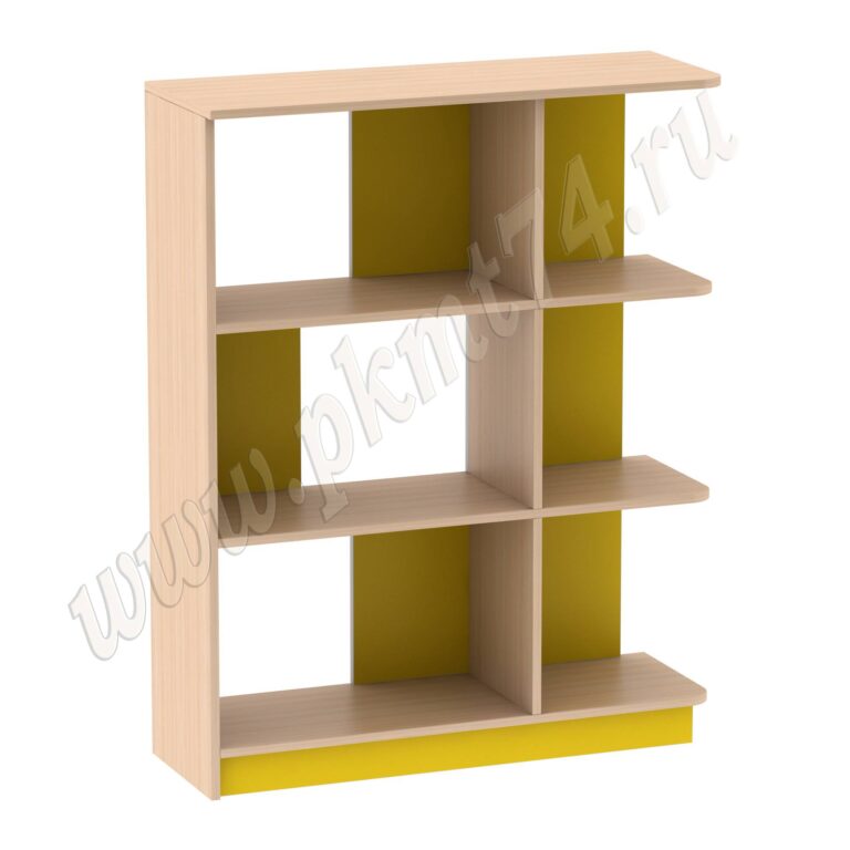 Полка для игрушек МТ 17-46 Дуб Молочный-Жёлтый