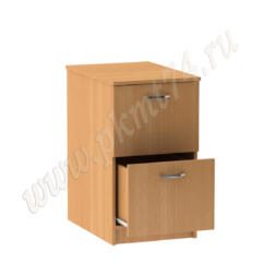 Тумба с двумя ящиками МТ 09-9 бук Бавария светлый Тумба с двумя ящиками МТ 09-9 бук Бавария светлый