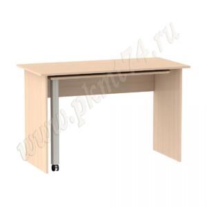 Раздвижной стол для общежития МТ 06-24 Дуб Молочный