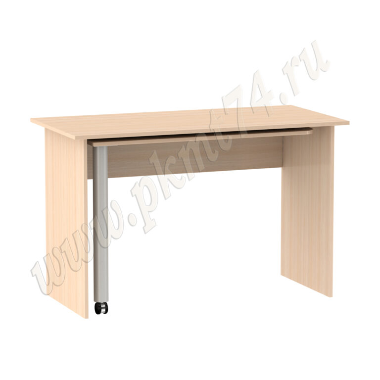 Раздвижной стол для общежития МТ 06-24 Дуб Молочный