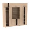 Секция из шкафов с антресолями МТ 14-34-9 Дуб Молочный