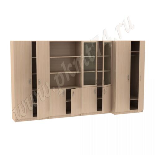 Секция из четырех шкафов МТ 14-34-2 дуб Молочный