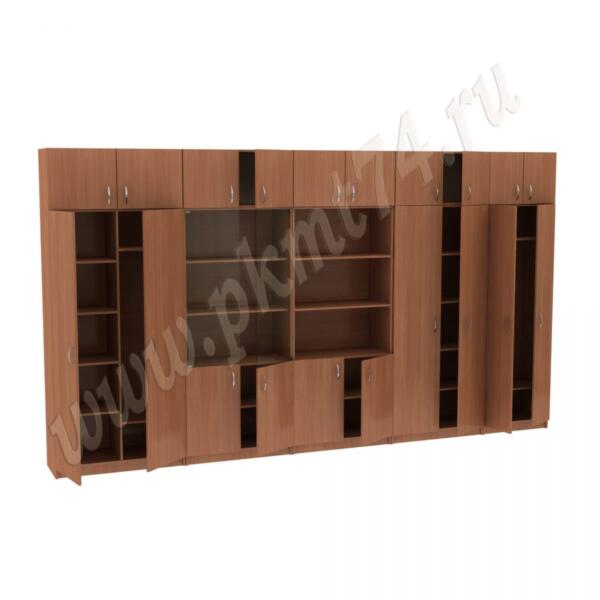 Секция из пяти шкафов с антресолями МТ 14-34-11 Вишня Оксфорд