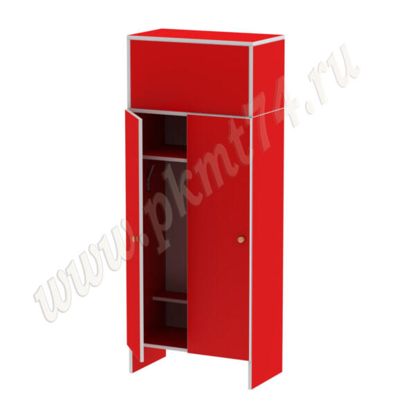 Шкаф детский двухместный МТ 17-14 Красный