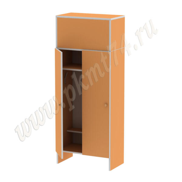 Шкаф детский двухместный МТ 17-14 Оранжевый (Манго)