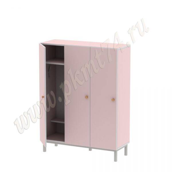 Шкаф детский трехсекционный без короба МТ 17-78 Ирис