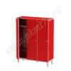 Шкаф детский трехсекционный без короба МТ 17-78 Красный