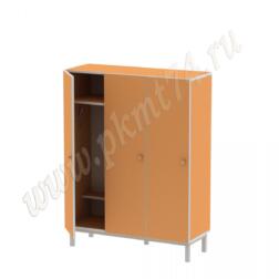 Шкаф детский трехсекционный без короба МТ 17-78 Оранжевый Шкаф детский трехсекционный без короба МТ 17-78 Оранжевый