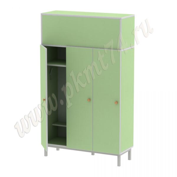 Шкаф детский трехсекционный МТ 17-78 Салатовый