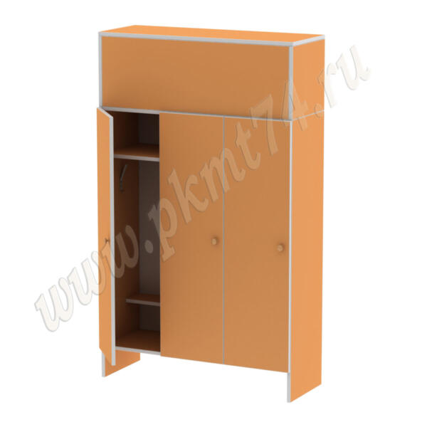 Шкаф для детей трехместный МТ 17-15 Оранжевый (Манго)