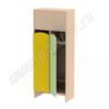 Шкаф для детской одежды МТ 17-98 Дуб Молочный-Желтый-Салатовый Шкаф для детской одежды МТ 17-98 Дуб Молочный-Желтый-Салатовый