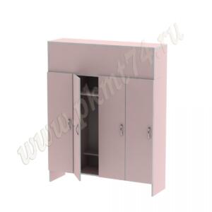 Шкаф для детской одежды на четыре отделения МТ 17-92 Ирис Шкаф для детской одежды на четыре отделения МТ 17-92 Ирис