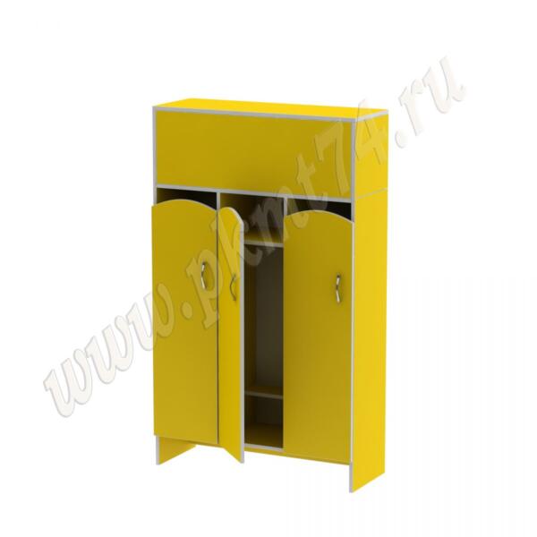 Шкаф для детской одежды Волна 3 МТ 17-97 Желтый