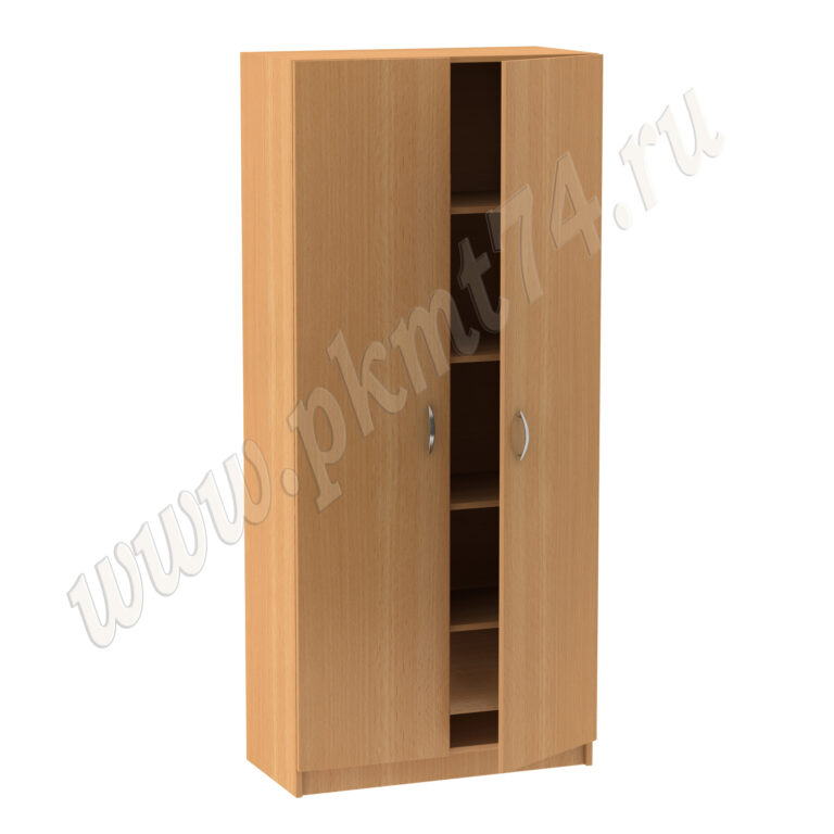 Шкаф для документов закрытый с полками МТ 14-3 Бук Бавария светлый