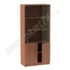 Шкаф для документов закрытый со стеклом МТ 14-4 Вишня Оксфорд Шкаф для документов закрытый со стеклом МТ 14-4 Вишня Оксфорд