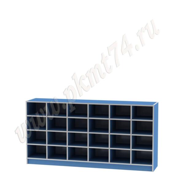 Шкаф для горшков 24 ячейки Мт 17-42 Голубой
