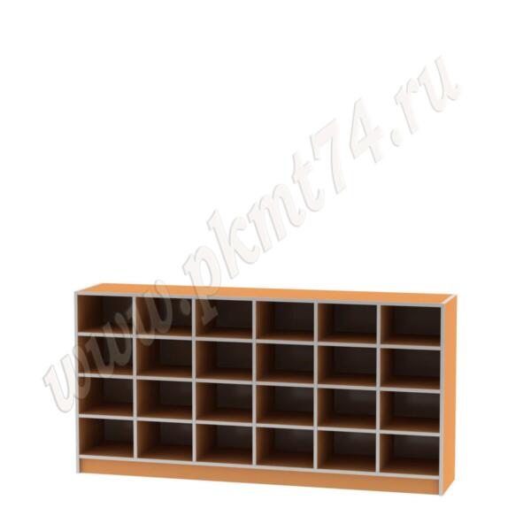 Шкаф для горшков 24 ячейки Мт 17-42 Оранжевый (Манго)