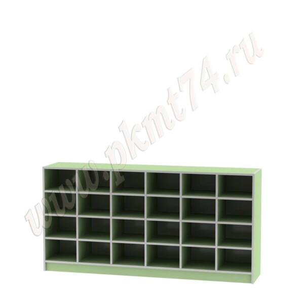 Шкаф для горшков 24 ячейки Мт 17-42 Салатовый