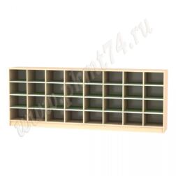 Шкаф для горшков 32 ячейки МТ 17-43 Дуб Молочный-Салатовый Шкаф для горшков 32 ячейки МТ 17-43 Дуб Молочный-Салатовый