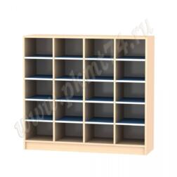 Шкаф для горшков МТ 17-41 Дуб Молочный-Голубой