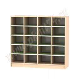 Шкаф для горшков МТ 17-41 Дуб Молочный-Салатовый