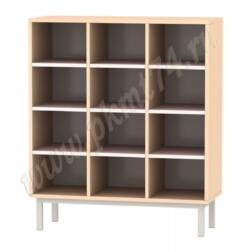 Шкаф для горшков на 12 ячеек МТ 17-84 Дуб Молочный-Ирис