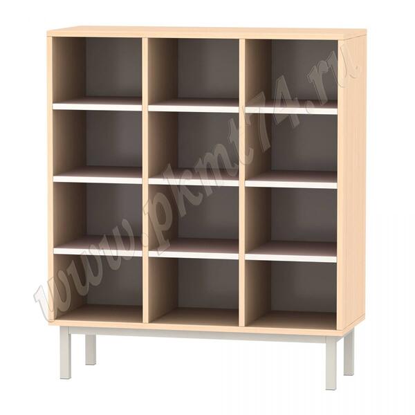 Шкаф для горшков на 12 ячеек МТ 17-84 Дуб Молочный-Ирис