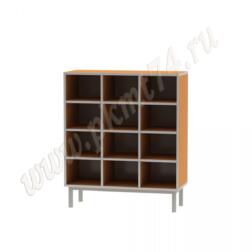 Шкаф для горшков на 12 ячеек МТ 17-84 Оранжевый (Манго)