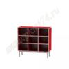 Шкаф для горшков на девять ячеек МТ 17-80 Красный