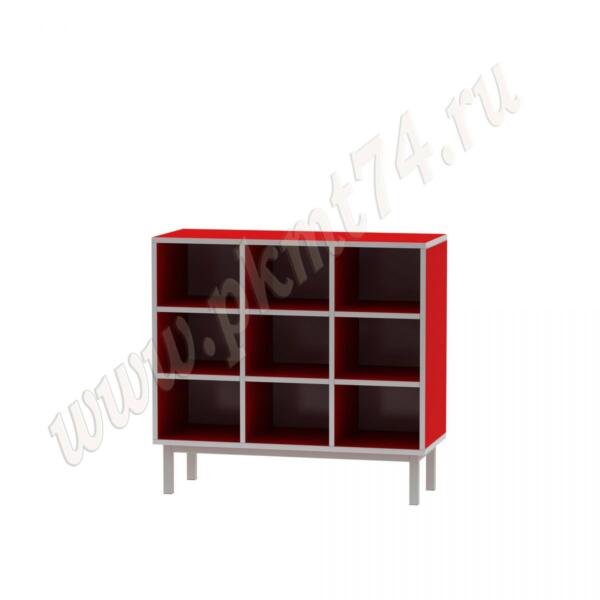 Шкаф для горшков на девять ячеек МТ 17-80 Красный