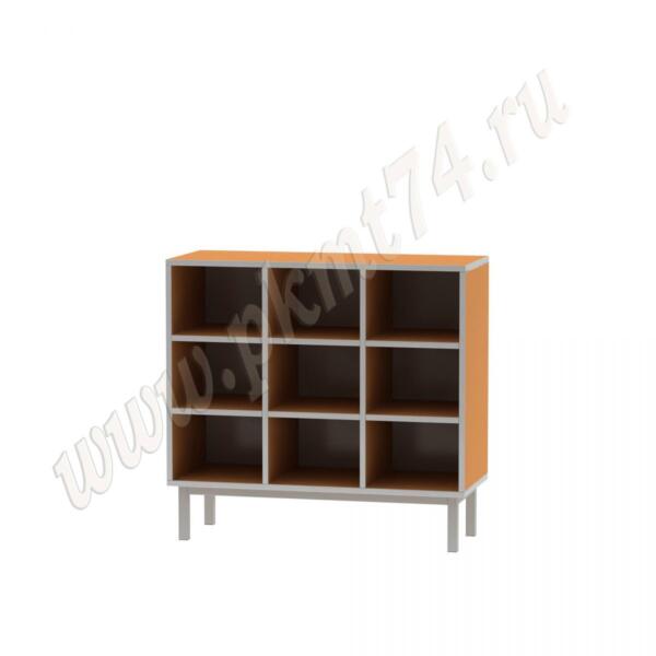 Шкаф для горшков на девять ячеек МТ 17-80 Оранжевый (Манго)