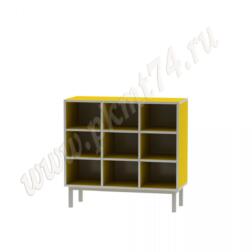 Шкаф для горшков на девять ячеек МТ 17-80 Желтый