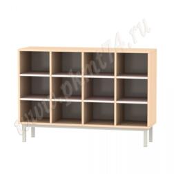 Шкаф для горшков на каркасе МТ 17-81 Дуб Молочный-Ирис