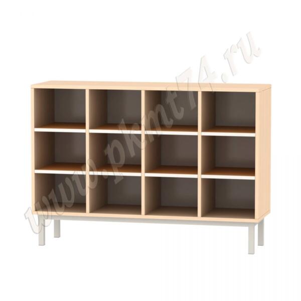 Шкаф для горшков на каркасе МТ 17-81 Дуб Молочный-Оранжевый