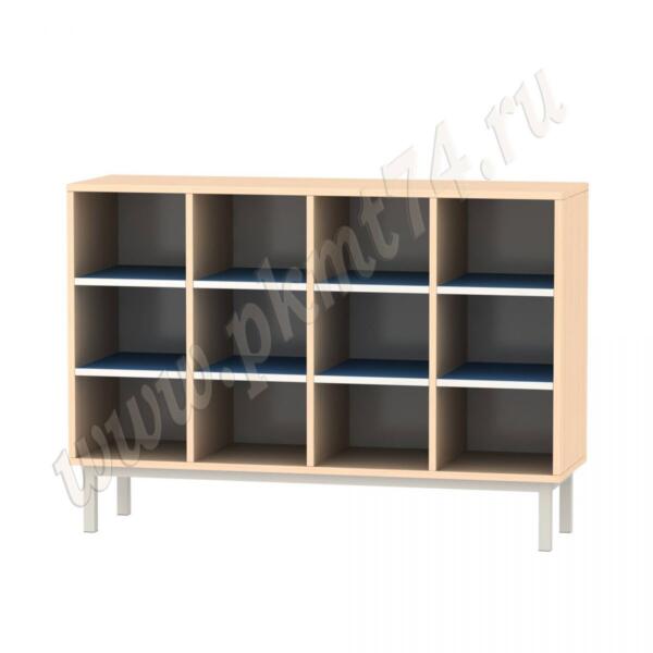 Шкаф для горшков на каркасе МТ 17-81 Дуб Молочный-Голубой