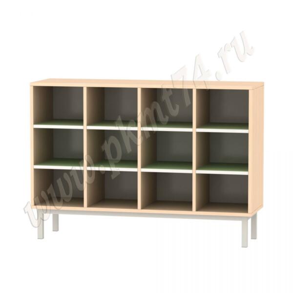 Шкаф для горшков на каркасе МТ 17-81 Дуб Молочный-Салатовый