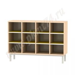 Шкаф для горшков на каркасе МТ 17-81 Дуб Молочный-Жёлтый