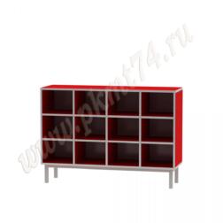 Шкаф для горшков на каркасе МТ 17-81 Красный