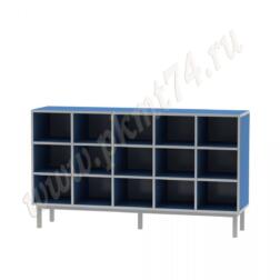 Стеллаж для горшков на 15 ячеек МТ 17-82 Голубой