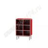 Шкаф для горшков на шесть ячеек МТ 17-79 Красный