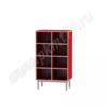 Шкаф для горшков на восемь ячеек МТ 17-83 Красный