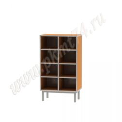 Шкаф для горшков на восемь ячеек МТ 17-83 Оранжевый (Манго)