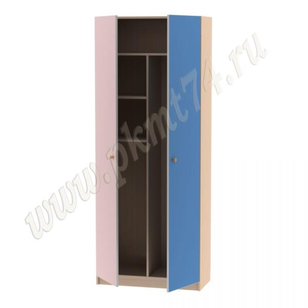 Шкаф для хранения хозяйственного инвентаря МТ 17-16 Дуб Молочный-Ирис-Голубой