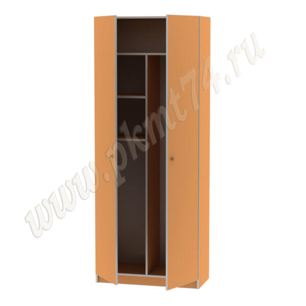 Шкаф для хранения хозяйственного инвентаря МТ 17-16 Оранжевый (Манго)