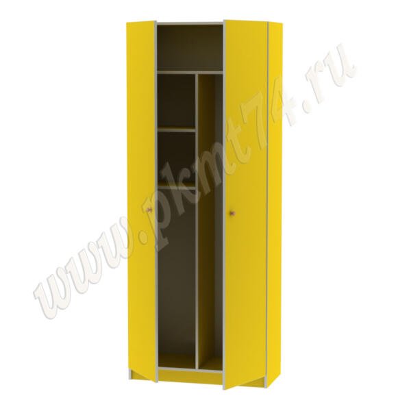 Шкаф для хранения хозяйственного инвентаря МТ 17-16 Желтый