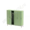 Шкаф для одежды детей на каркасе МТ 17-87 Салатовый