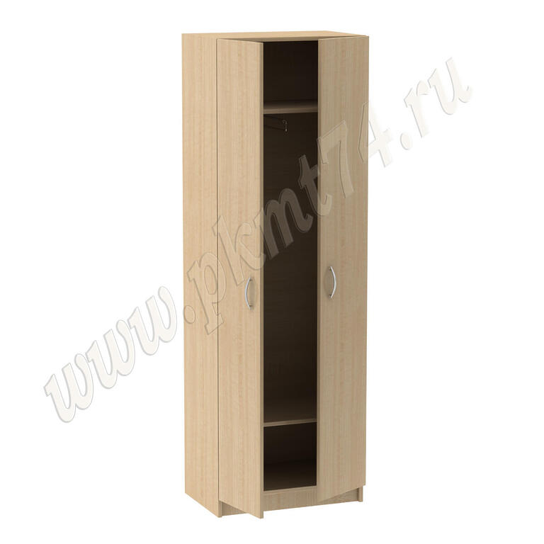 Шкаф для одежды в офис с выкатной штангой MT 14-6 Клён
