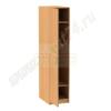 Шкаф для одежды с хромированной штангой трубой МТ 14-8 Бук Бавария светлый Шкаф для одежды с хромированной штангой трубой МТ 14-8 Бук Бавария светлый