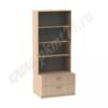 Шкаф для выставки в школьном музее МТ 12-8 дуб Молочный